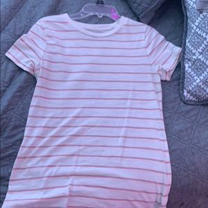 striped fitted t shirt